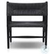 Lomas Black Teak Outdoor Chair