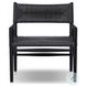 Lomas Black Teak Outdoor Chair