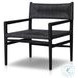 Lomas Black Teak Outdoor Chair