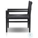 Lomas Black Teak Outdoor Chair