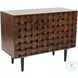 Trent Chestnut 42" Woven Front Accent Cabinet