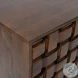 Trent Chestnut 42" Woven Front Accent Cabinet