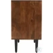 Trent Chestnut 42" Woven Front Accent Cabinet