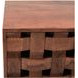 Trent Chestnut 60" Woven Front Accent Cabinet