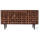 Trent Chestnut 60" Woven Front Accent Cabinet
