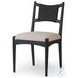 Haddon Black Rush Performance Fabric Dining Chair