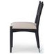 Haddon Black Rush Performance Fabric Dining Chair