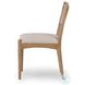 Haddon Light Natural Rush Performance Fabric Dining Chair
