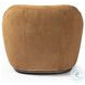 Julius Nubuck Cognac Swivel Chair