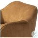 Julius Nubuck Cognac Swivel Chair
