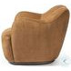 Julius Nubuck Cognac Swivel Chair