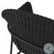 Suerte Faux Black Hyacinth Outdoor Chair