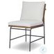 Crete Natural Teak Outdoor Dining Chair Set of 2