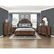 Lorenzi Brown Queen Upholstered Bed
