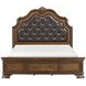 Lorenzi Brown Queen Upholstered Bed