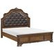 Lorenzi Brown Queen Upholstered Bed