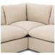 Ingel Antwerp Taupe 5 Piece RAF Sectional with Ottoman
