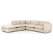 Ingel Antwerp Taupe 5 Piece LAF Sectional