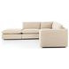 Ingel Antwerp Taupe 5 Piece LAF Sectional