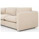 Ingel Antwerp Taupe 4 Piece Sectional with Ottoman