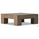 Abaso Rustic Wormwood Oak Small Square Coffee Table