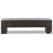 Abaso Ebony Rustic Wormwood Oak 70" Accent Bench