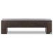 Abaso Ebony Rustic Wormwood Oak 70" Accent Bench