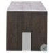 Abaso Ebony Rustic Wormwood Oak 70" Accent Bench