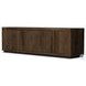 Abaso Ebony Rustic Wormwood Oak 95" Media Console