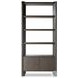 Orwin Smoked Black Oak 2 Door Bookshelf