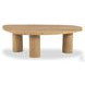Zion Natural Oak Large Free Form Nesting Coffee Table