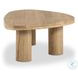 Zion Natural Oak Large Free Form Nesting Coffee Table