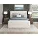 Carmel Beige Eastern King Upholstered Platform Bed