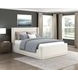 Carmel Beige Eastern King Upholstered Platform Bed
