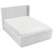 Carmel Light Gray Queen Upholstered Platform Bed