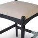 Haddon Brushed Ebony Performance Fabric Counter Height Stool