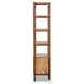 Reza Smoked Honey Parawood Bookcase