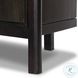 Reza Worn Black Parawood Bookcase