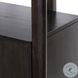 Reza Worn Black Parawood Bookcase