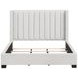 Emerson Beige Queen Upholstered Low Profile Bed