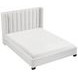 Emerson Beige Full Bed Upholstered Low Profile Bed