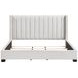 Emerson Beige Eastern King Upholstered Low Profile Bed