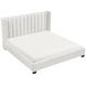 Emerson Beige Eastern King Upholstered Low Profile Bed