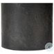 Bonnie Textured Black Concrete Round Coffee Table