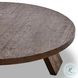 Sparrow Ashen Oak Resawn Round Coffee Table