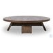 Sparrow Ashen Oak Resawn Round Coffee Table