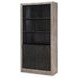 Halifax Flax and Java 2 Door Etagere with LED