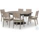 Halifax Flax And Java Extendable Round Dining Table