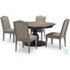 Halifax Flax And Java Extendable Round Dining Table