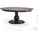 Halifax Flax And Java Extendable Round Dining Table